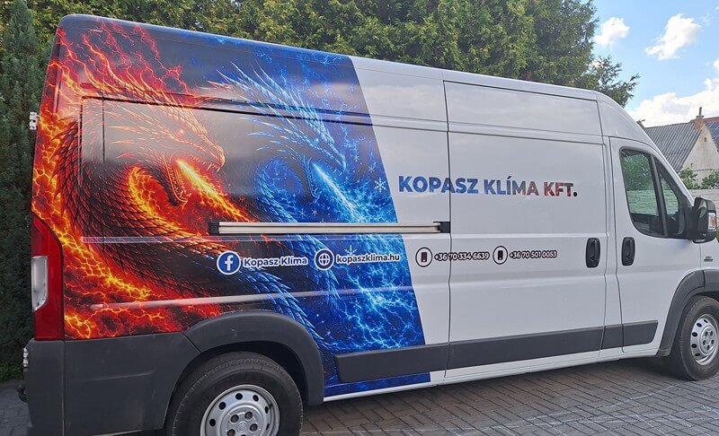 Kopasz Klíma furgon